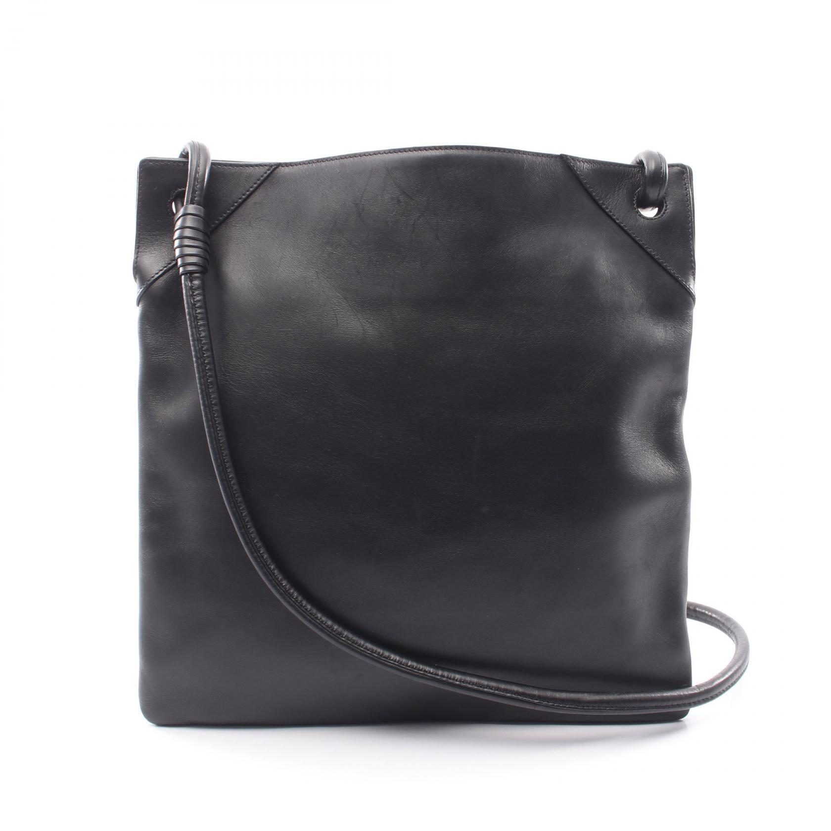 Bottega Veneta Shoulder Bag Leather Black